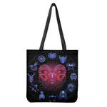Aries And Astrological Signs Print Tote Bag