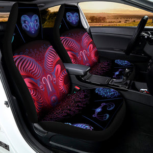 Aries And Astrological Signs Print Universal Fit Car Seat Covers