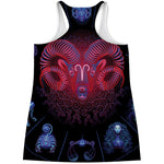 Aries And Astrological Signs Print Women's Racerback Tank Top