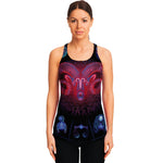 Aries And Astrological Signs Print Women's Racerback Tank Top