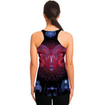 Aries And Astrological Signs Print Women's Racerback Tank Top