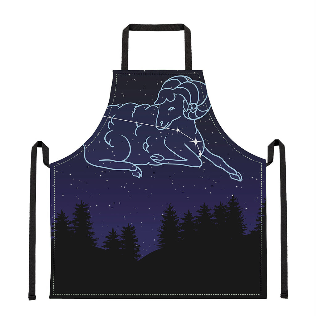 Aries Constellation Print Apron