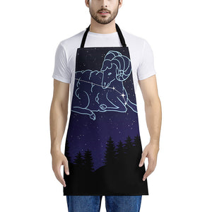 Aries Constellation Print Apron