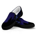 Aries Constellation Print Black Slip On Sneakers