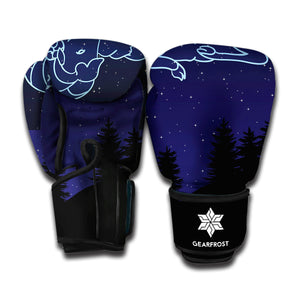 Aries Constellation Print Boxing Gloves