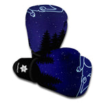 Aries Constellation Print Boxing Gloves