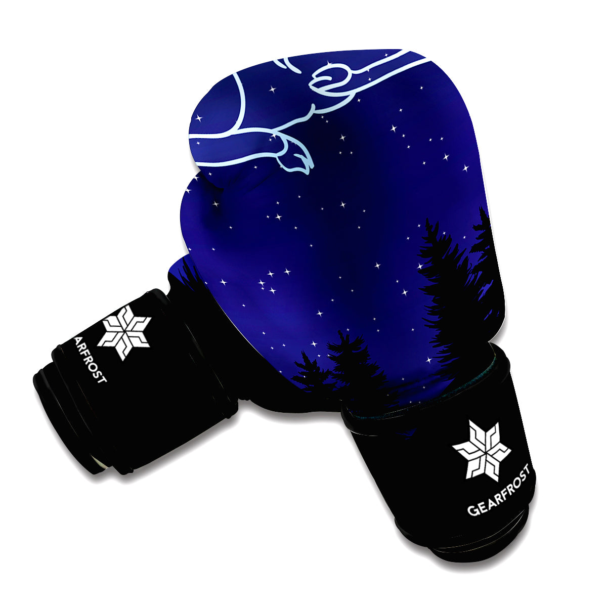 Aries Constellation Print Boxing Gloves