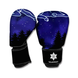 Aries Constellation Print Boxing Gloves