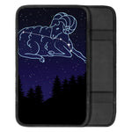 Aries Constellation Print Car Center Console Cover