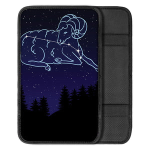 Aries Constellation Print Car Center Console Cover