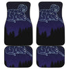 Aries Constellation Print Front and Back Car Floor Mats