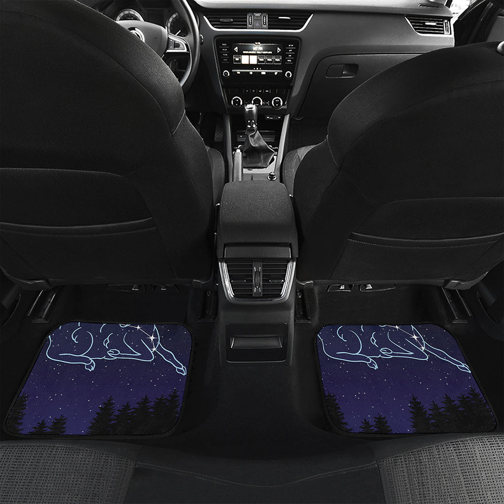 Aries Constellation Print Front and Back Car Floor Mats