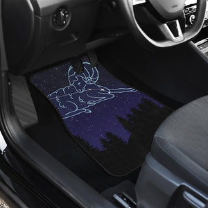 Aries Constellation Print Front and Back Car Floor Mats