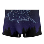 Aries Constellation Print Men's Boxer Briefs