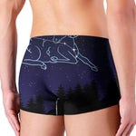 Aries Constellation Print Men's Boxer Briefs