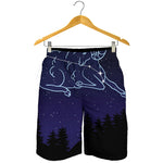 Aries Constellation Print Men's Shorts