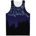 Aries Constellation Print Men's Tank Top