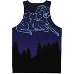 Aries Constellation Print Men's Tank Top