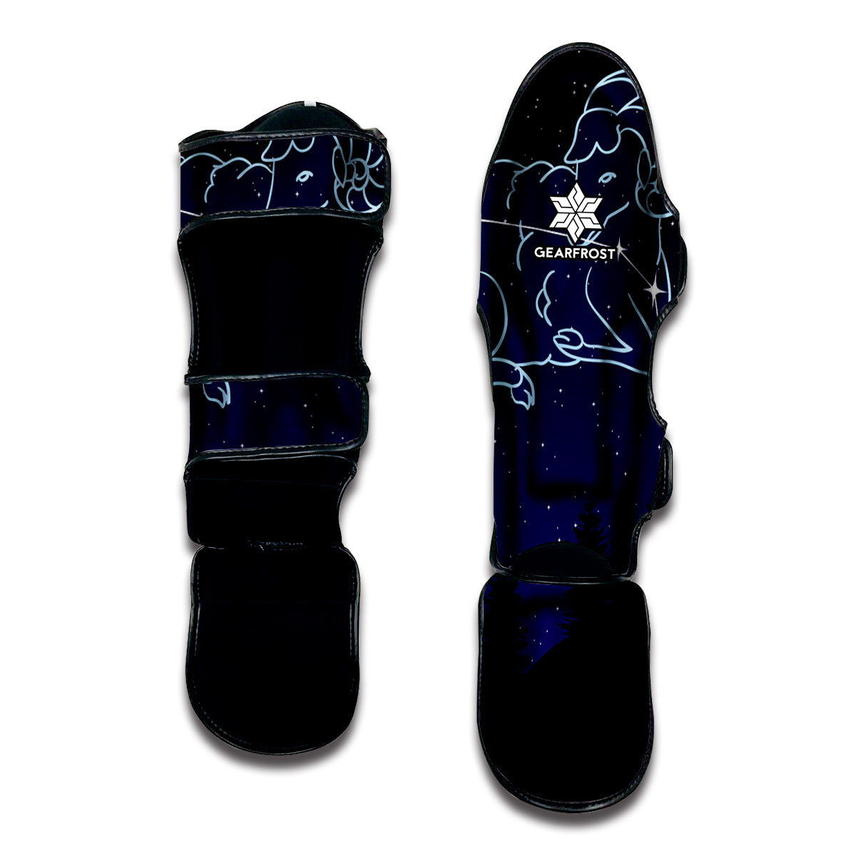 Aries Constellation Print Muay Thai Shin Guard