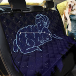 Aries Constellation Print Pet Car Back Seat Cover