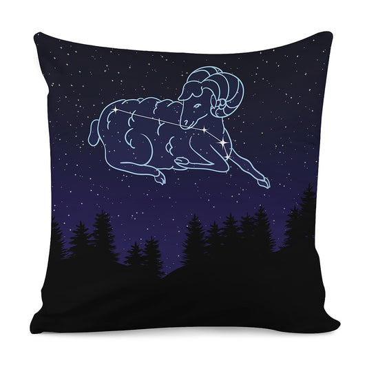 Aries Constellation Print Pillow Cover