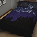 Aries Constellation Print Quilt Bed Set