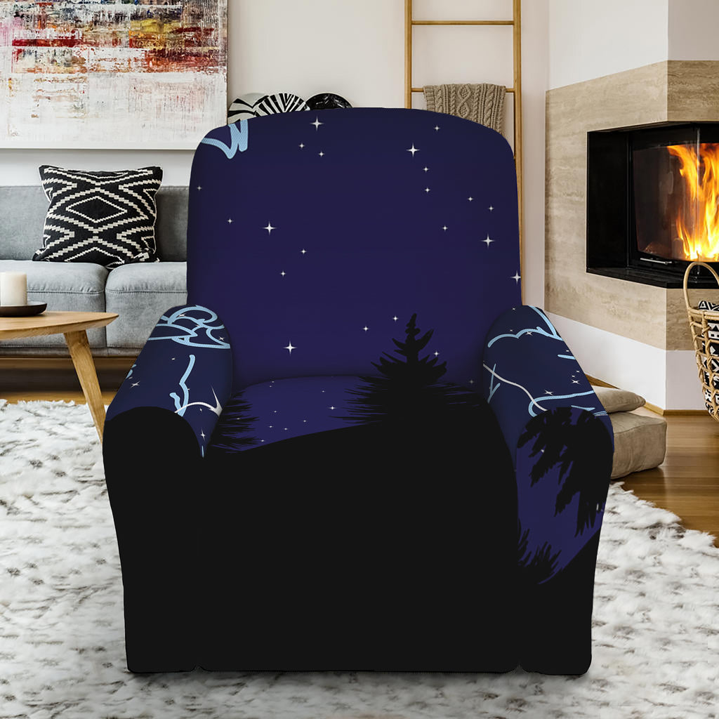 Aries Constellation Print Recliner Slipcover