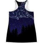 Aries Constellation Print Women's Racerback Tank Top