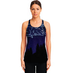 Aries Constellation Print Women's Racerback Tank Top