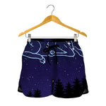 Aries Constellation Print Women's Shorts