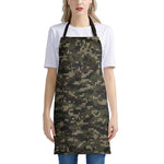 Army Camouflage Knitted Pattern Print Apron