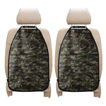 Army Camouflage Knitted Pattern Print Car Seat Organizers