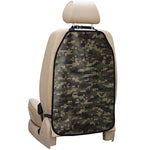 Army Camouflage Knitted Pattern Print Car Seat Organizers