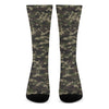 Army Camouflage Knitted Pattern Print Crew Socks