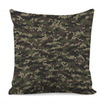 Army Camouflage Knitted Pattern Print Pillow Cover