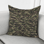 Army Camouflage Knitted Pattern Print Pillow Cover