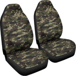 Army Camouflage Knitted Pattern Print Universal Fit Car Seat Covers