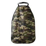 Army Green Camouflage Print Car Seat Organizers