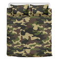 Army Green Camouflage Print Duvet Cover Bedding Set