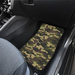 Army Green Camouflage Print Front Car Floor Mats