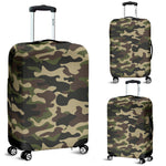 Army Green Camouflage Print Luggage Cover GearFrost