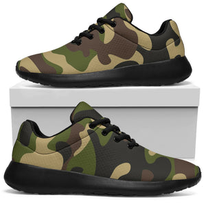 Army Green Camouflage Print Sport Shoes GearFrost