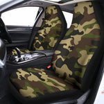 Army Green Camouflage Print Universal Fit Car Seat Covers