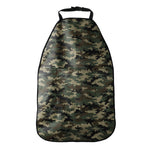 Army Green Digital Camo Pattern Print Car Seat Organizers