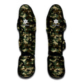 Army Green Digital Camo Pattern Print Muay Thai Shin Guards