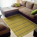 Asante Kente Pattern Print Floor Mat