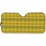 Asante Kente Pattern Print Car Sun Shade