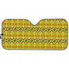 Asante Kente Pattern Print Car Sun Shade