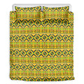 Asante Kente Pattern Print Duvet Cover Bedding Set