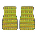 Asante Kente Pattern Print Front Car Floor Mats